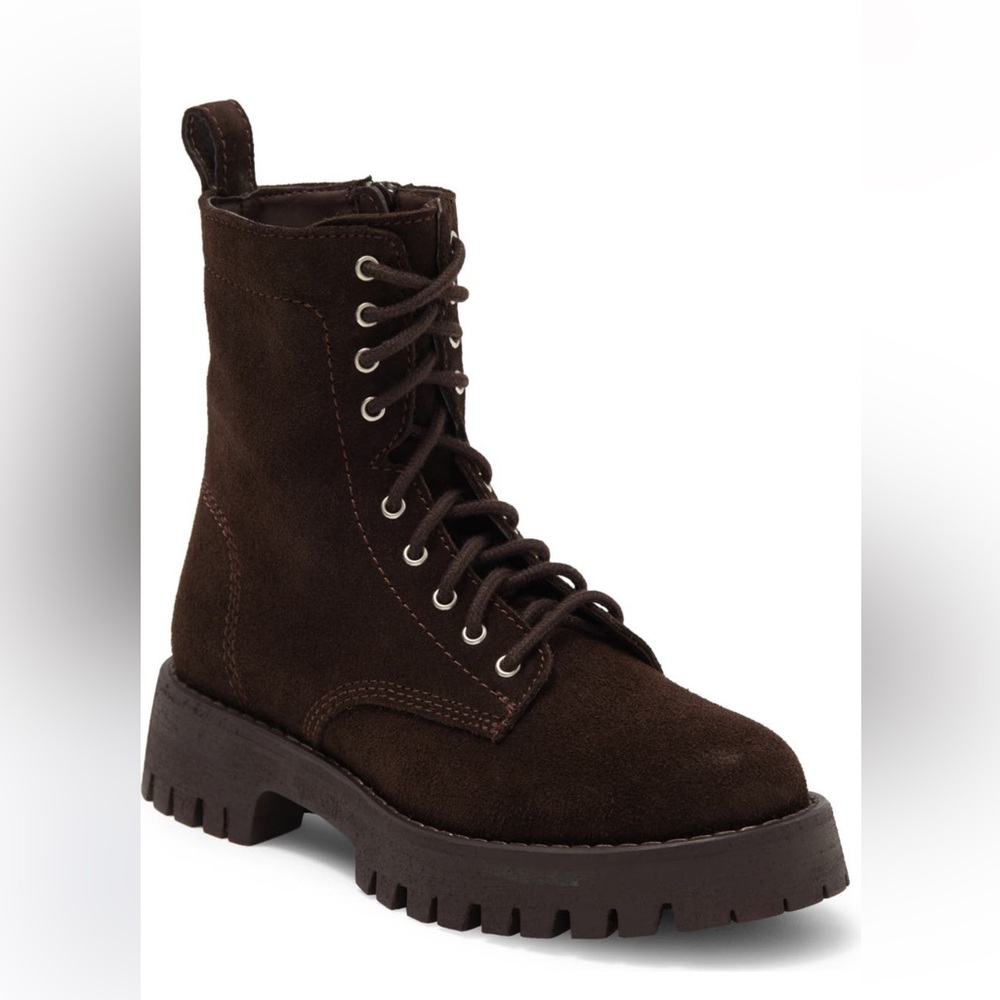 Steve Madden Suede Combat Boots